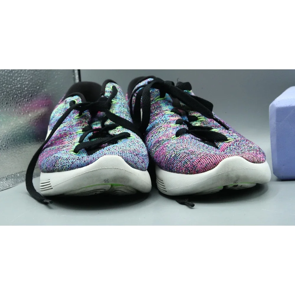 Nike LunarEpic Low Flyknit 2 Multicolor Running Shoes 843765-002 Womens 9.5
